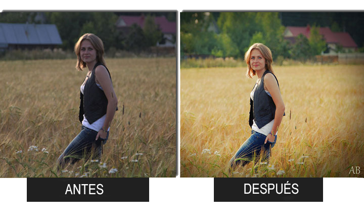 Cómo mejorar la calidad de una foto: Antes y después