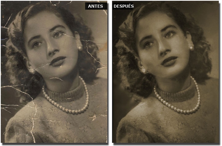 Cómo restaurar fotos antiguas dañadas