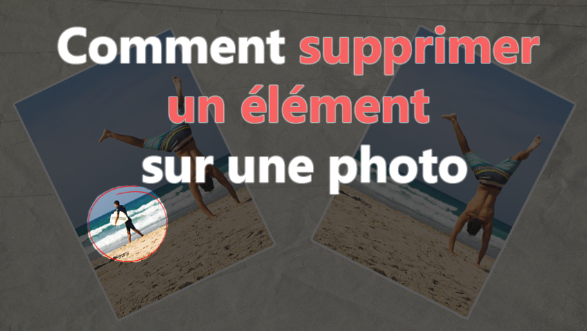 comment enlever element sur photo iphone