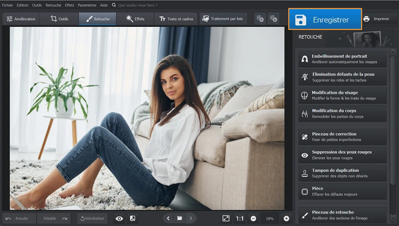 Enregistrez votre image sans filigrane