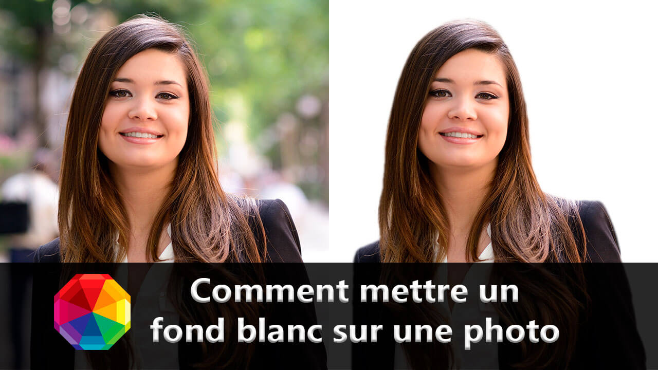 Comment mettre un fond blanc sur une photo en deux clics