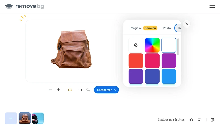 Comment faire un fond blanc sur une photo sur un appareil mobile