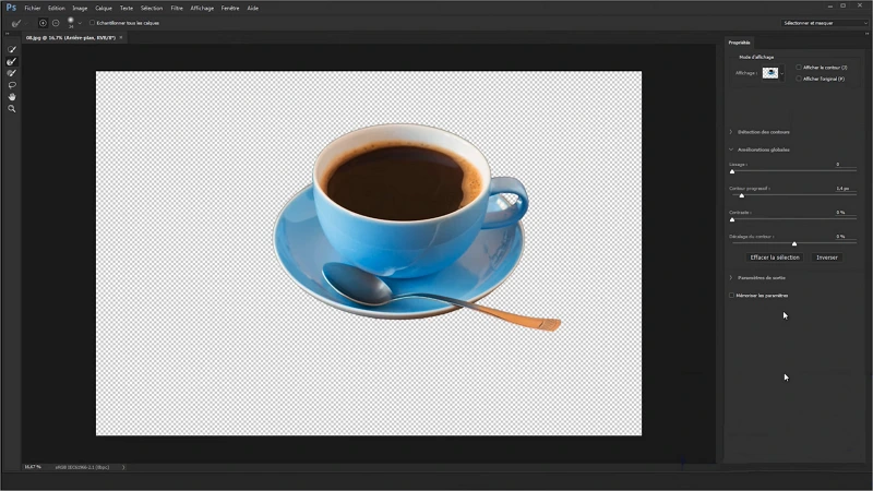 Comment rendre transparent le fond d'une image avec Photoshop