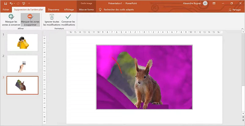 Comment avoir une image sans fond en travaillant sur PowerPoint