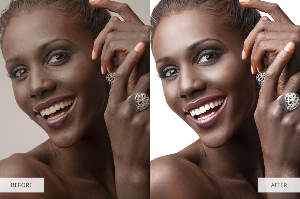 Portrait retouching service