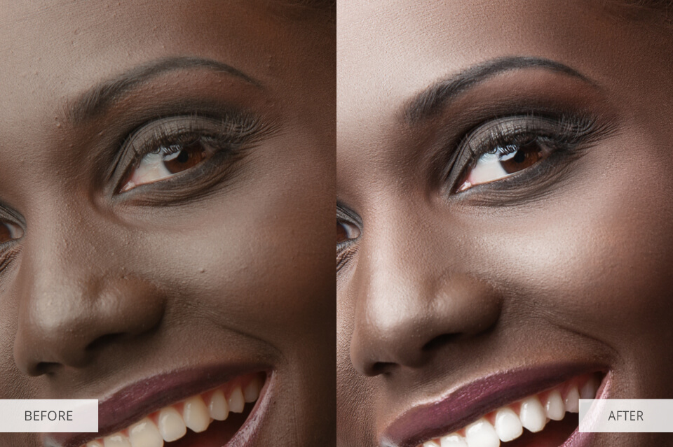 Portrait Pro level retouching