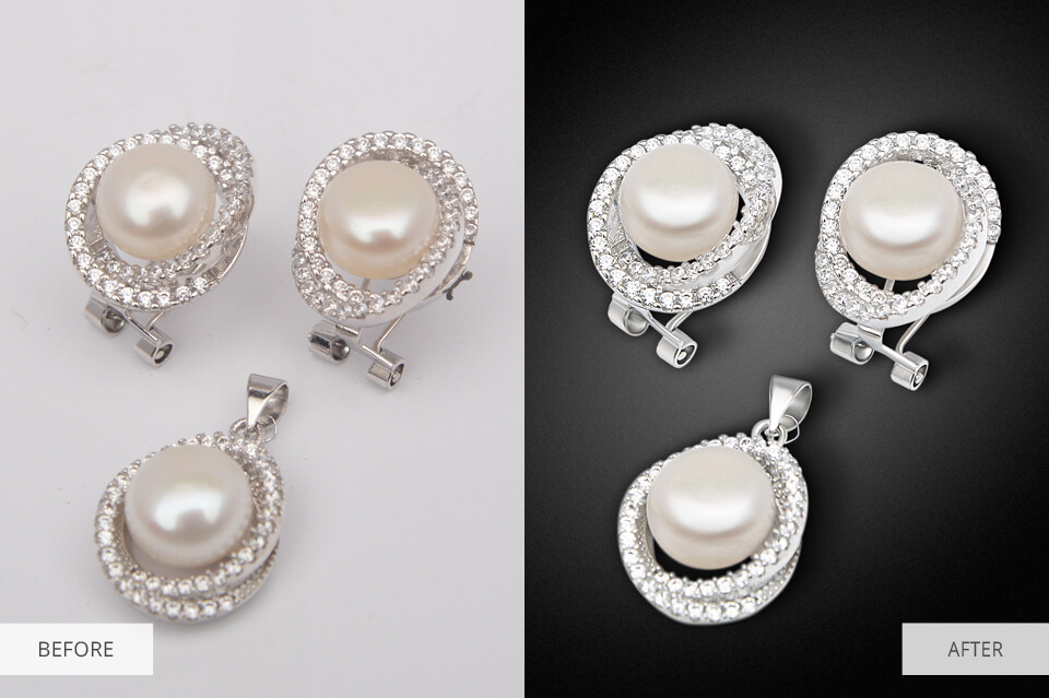 Jewelry photo retouching service