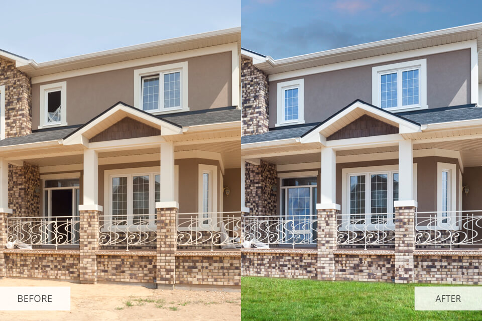 Real Estate color correction