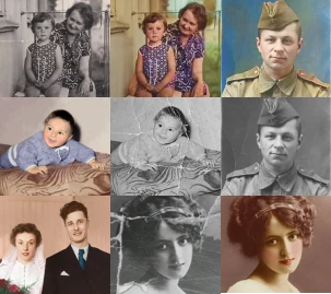 Old photo restoration tool