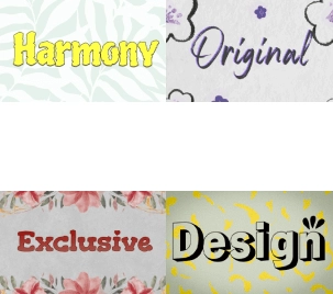 Creative Text Styles
