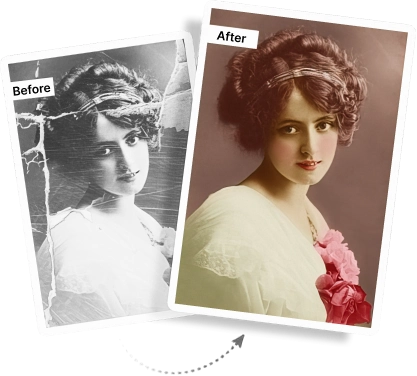 Restoring an old photo