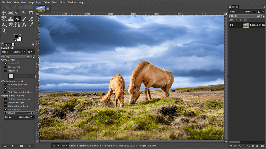 GIMP, one of the best photo editors for Windows 11