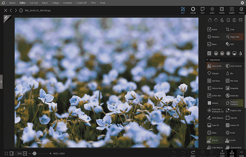PhotoScape, one of the best photo editors for Windows 11
