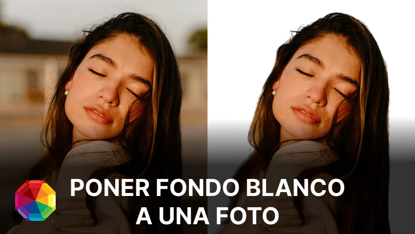 Colocar un fondo blanco a una foto con PhotoWorks