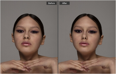 Tweak the facial features with a few slider drags