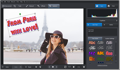 Add captions feature