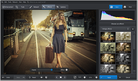 Effects application feature