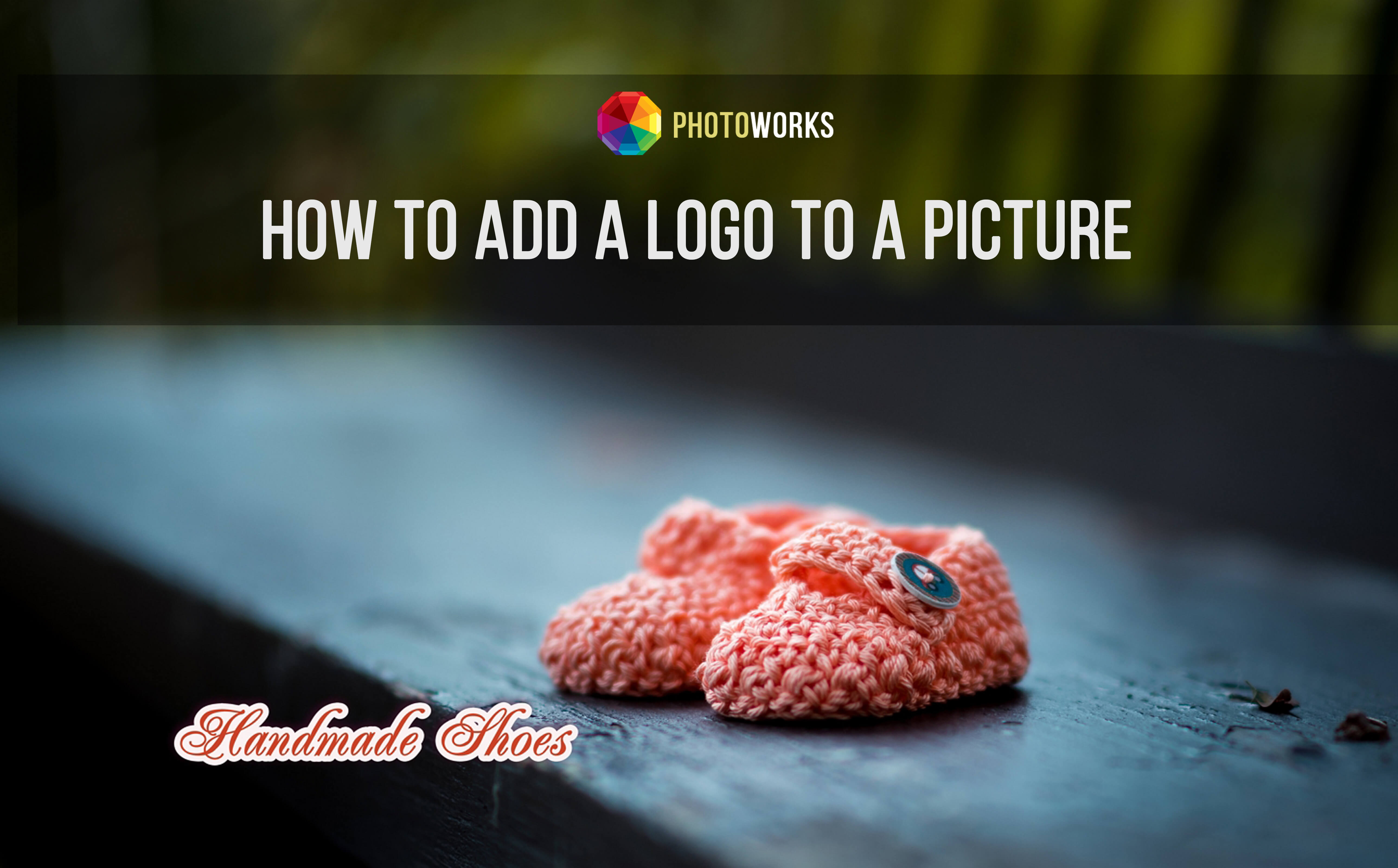 Add logo to photo with PhotoWorks
