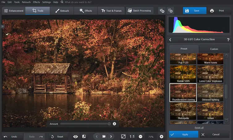 Enhance your images with intelligent photo retouching tools