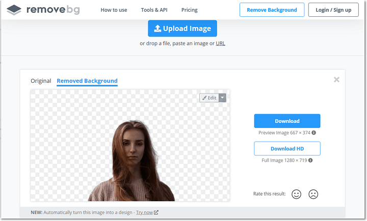 Make Image Transparent Automatically