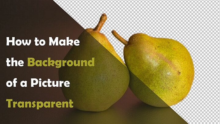 Learn how to make a picture background transparent