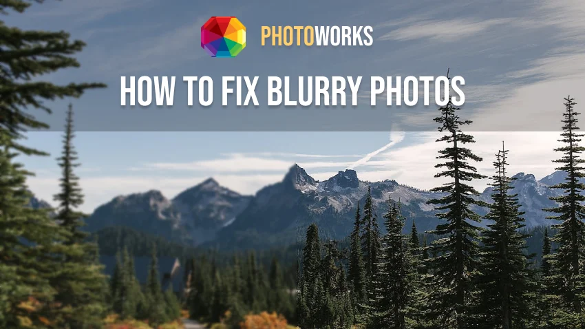 Quickly remove blur