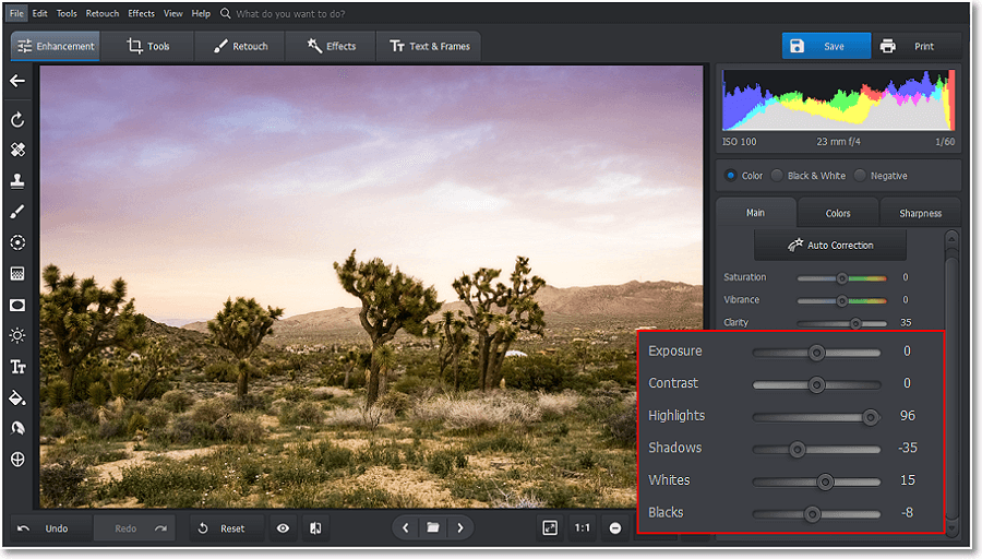 Fix dynamic range