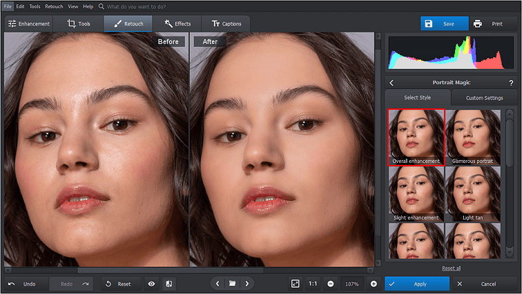 Add Makeup with Beauty Editor to Perfect Portrait Photos