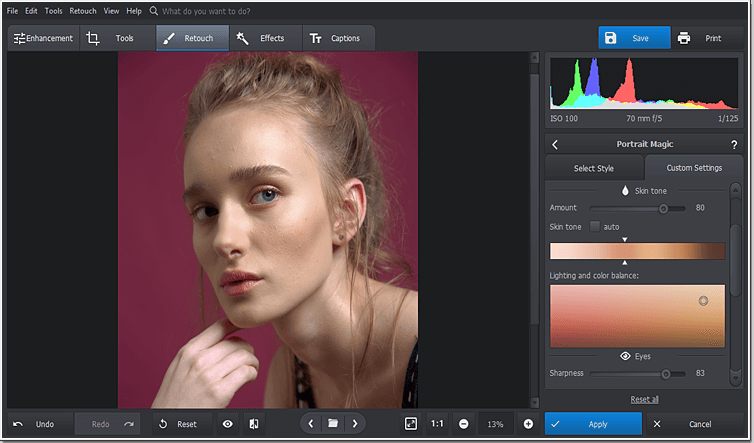 Edit your portrait shots manually