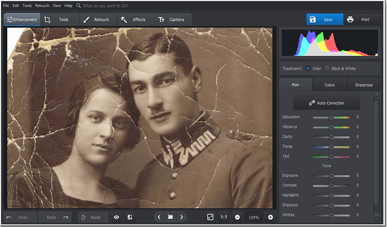 fix old photos online free