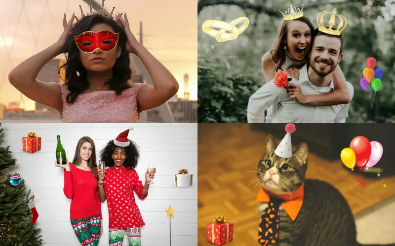 Give your images a festive vibe with this pack