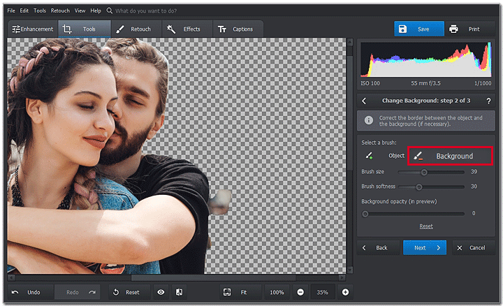 fix background in photoshop