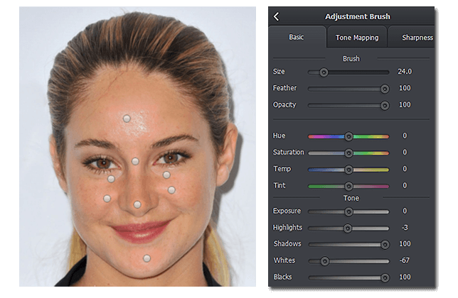 Get rid of glare in your pictures with Adjustment Brush