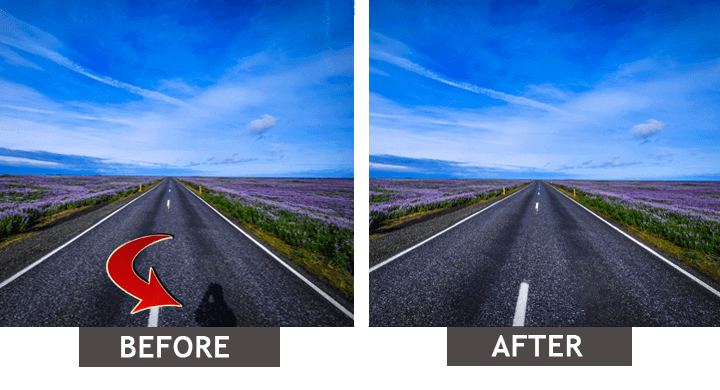 remove shadows from photos before after