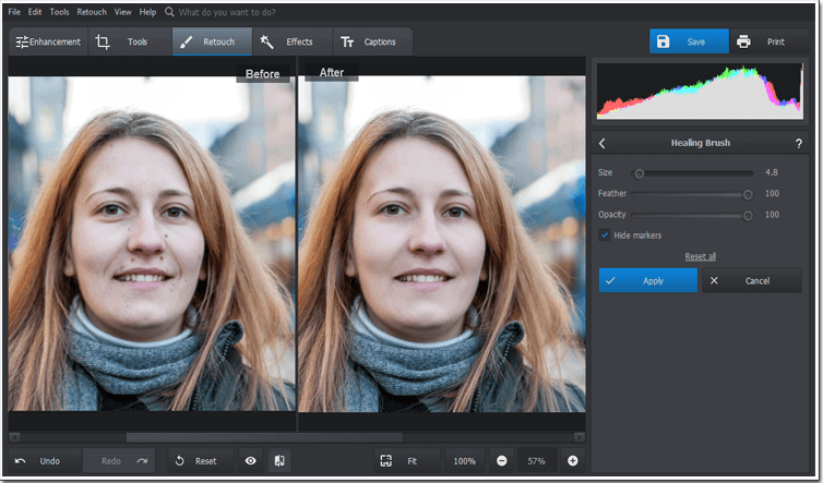 best free photo editing apps to remove blemishes