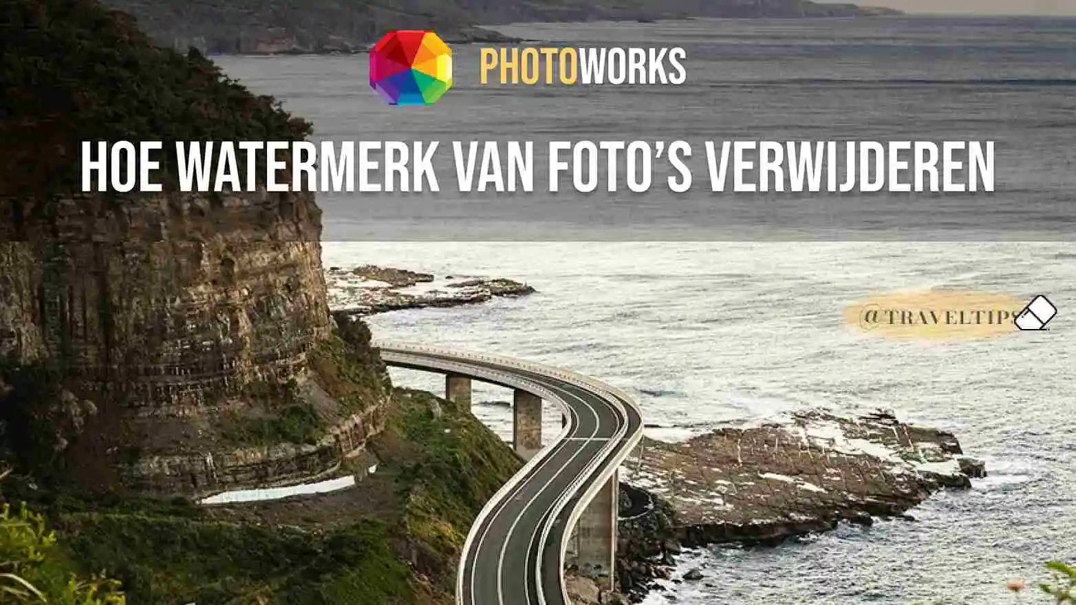 Watermerken van een foto verwijderen met PhotoWorks
