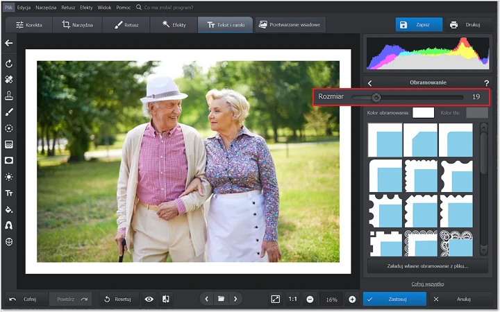 Dodaj ramkę do zdjęć
