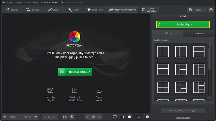 Dodaj zdjęcie do kolażu
