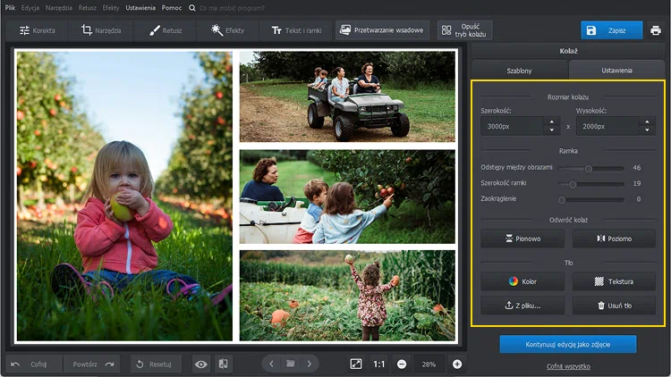 Stylizuj swój kolaż