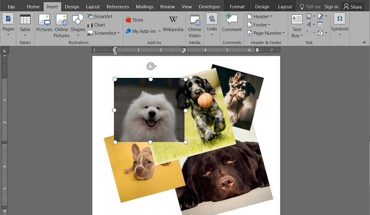 Zrób kolaż w MS Word
